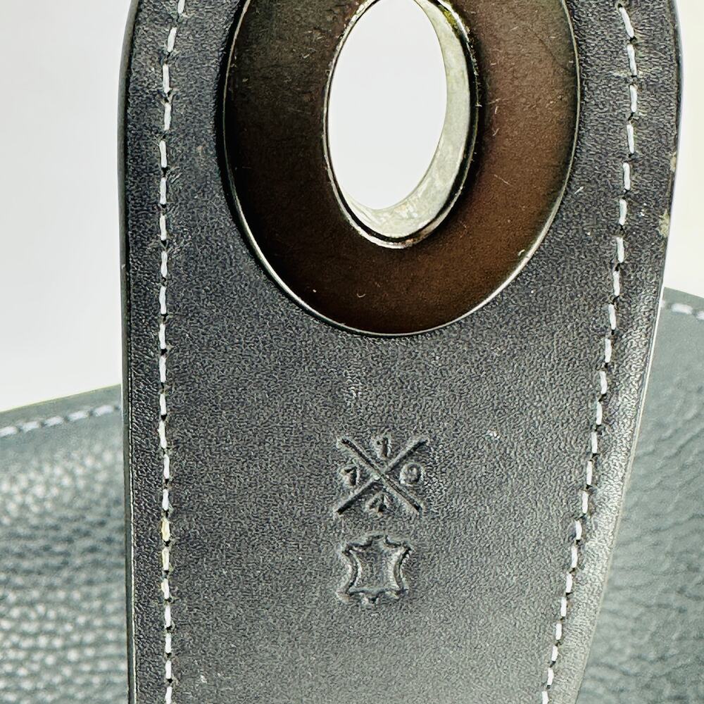 Coach Women's Page 27 Slate Blue Pebbled Leather Shoulder Bag Purse 29220 - Picture 12 of 12